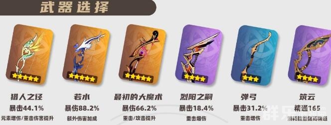 原神提纳里武器怎么选择比较好 提纳里武器搭配推荐