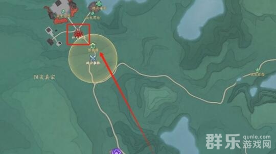 诛仙世界异相试炼极神火护法位置在哪里