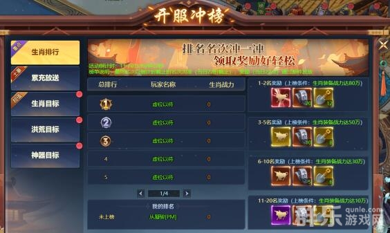 异兽洪荒开服冲榜活动有什么奖励 开服冲榜怎么玩