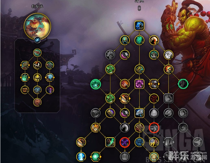 魔兽世界11踏风武僧天赋怎么加点 天赋加点代码