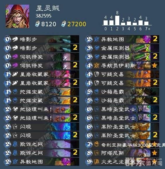 炉石传说星灵贼卡组怎么构筑